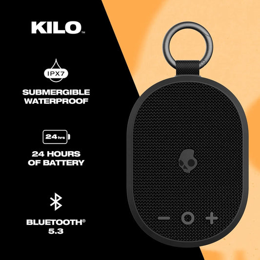 Kilo XT Small Portable Wireless Speaker, Black